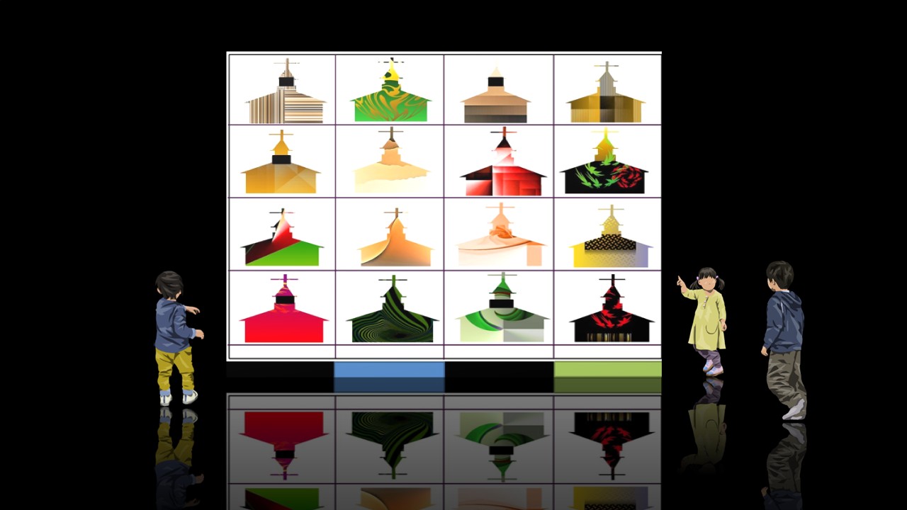良い子の「やねの図鑑」― お寺と塔